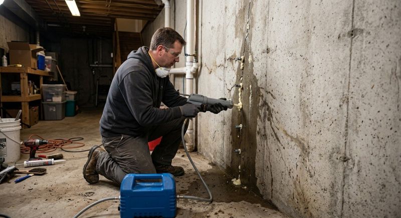 Basement Crack Repair in Parrish, FL