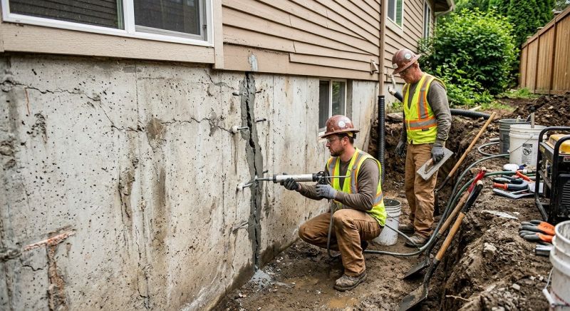 Basement Crack Repair in Parrish, FL