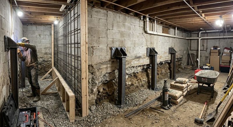 Basement Stabilization in Parrish, FL