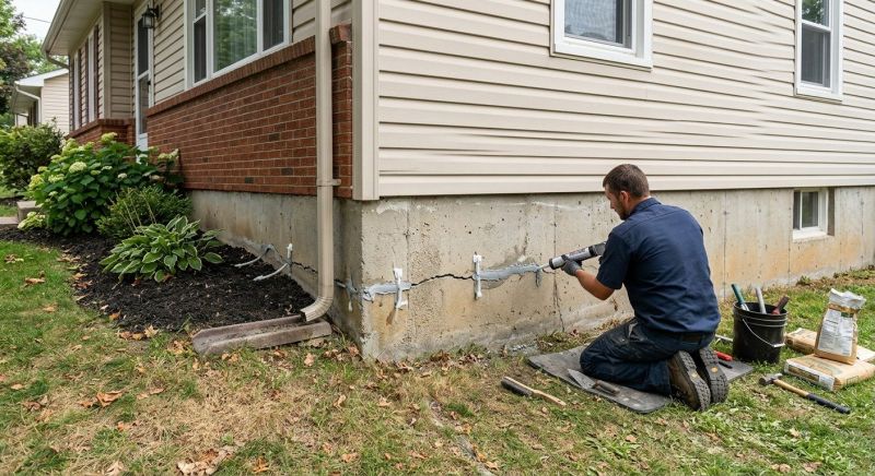 Cracked Foundation Repair in Apollo Beach, FL