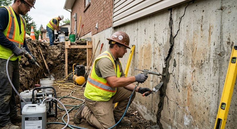 Cracked Foundation Repair in Bradenton, FL