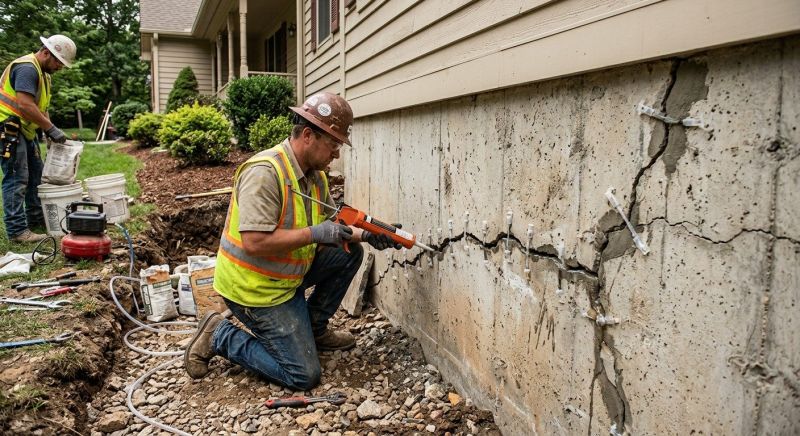 Foundation Cracks Repair in Parrish, FL