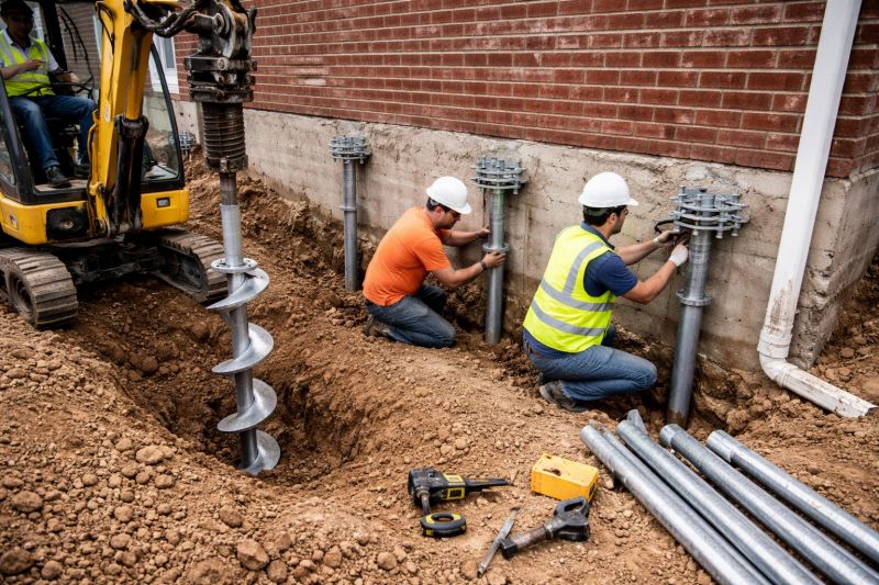 Helical Piers Installation in Parrish, FL