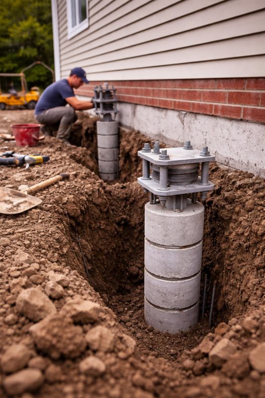 Helical Piers Installation in Parrish, FL