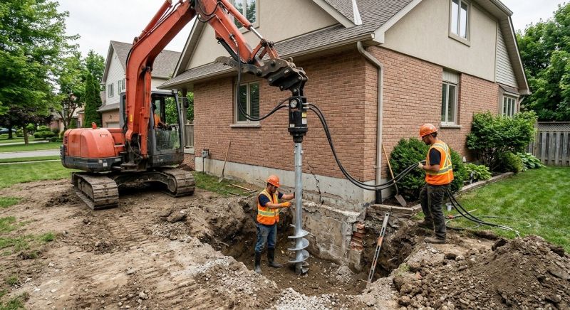 Helical Pile Installation in Parrish, FL