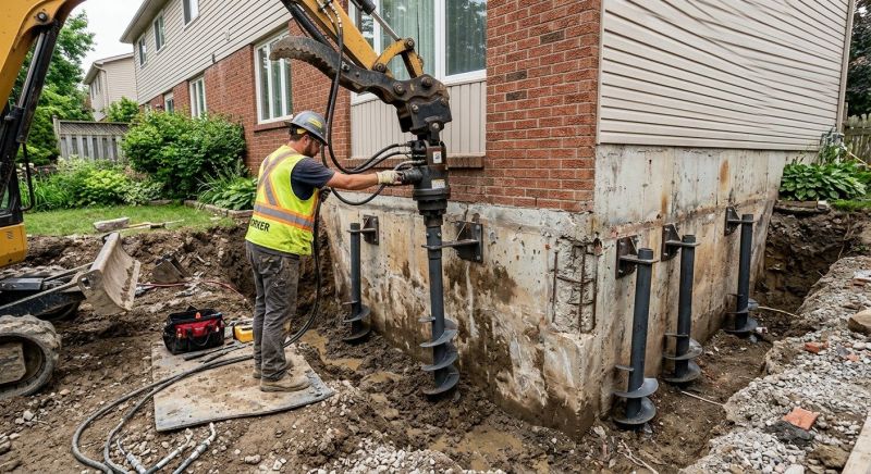 Helical Pile Installation in Parrish, FL