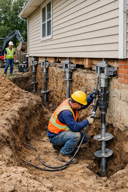 Sinking Foundation Lifting in Parrish, FL