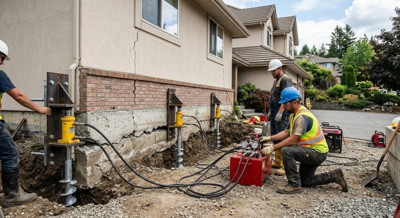 Sinking Foundation Lifting in Parrish, FL