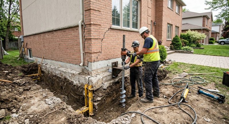 Sinking Foundation Repair in Ellenton, FL