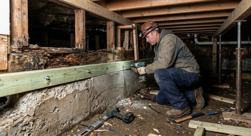 Sinking Foundation Repair in Manatee County, FL